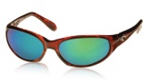 Costa Del Mar MP2 - Shiny Tortoise Frame Sunglasses - Green Mirror Glass/COSTA 400