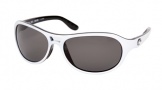Costa Del Mar Pumphouse - White-Black Frame Sunglasses - Gray CR 39/COSTA 400