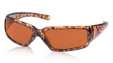 Costa Del Mar Rincon Sunglasses Shiny Tortoise Frame Sunglasses - Vermillion Glass/COSTA 400