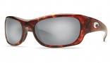 Costa Del Mar Rincon Sunglasses Shiny Tortoise Frame Sunglasses - Copper Glass/COSTA 580