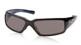 Costa Del Mar Rincon Sunglasses Shiny Black Frame Sunglasses - Vermillion CR 39/COSTA 400