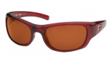 Costa Del Mar Riomar - Red Crystal Frame Sunglasses - Copper Glass/COSTA 580