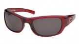 Costa Del Mar Riomar - Red Crystal Frame Sunglasses - Gray Glass/COSTA 580