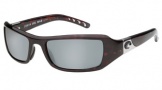Costa Del Mar Santa Rosa Sunglasses Shiny Tortoise Frame Sunglasses - Gray Glass/COSTA 580
