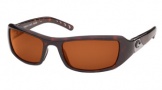 Costa Del Mar Santa Rosa Sunglasses Shiny Tortoise Frame Sunglasses - Copper / 580P