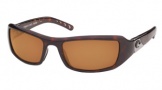 Costa Del Mar Santa Rosa Sunglasses Shiny Tortoise Frame Sunglasses - Gray Glass/COSTA 400