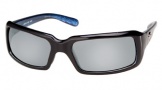 Costa Del Mar Switchfoot Sunglasses Shiny Black Frame Sunglasses - Vermillion Glass/COSTA 400