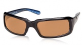 Costa Del Mar Switchfoot Sunglasses Shiny Black Frame Sunglasses - Sunrise CR 39/COSTA 400