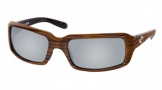 Costa Del Mar Switchfoot - Driftwood Frame Sunglasses - Silver Mirror Glass/COSTA 580