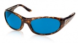 Costa Del Mar Swordfish - Shiny Tortoise Frame Sunglasses - Blue Mirror Glass/COSTA 580