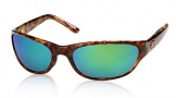 Costa Del Mar Triple Tail Sunglasses Shiny Tortoise Frame Sunglasses - Vermillion Glass/COSTA 400