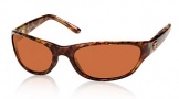 Costa Del Mar Triple Tail Sunglasses Shiny Tortoise Frame Sunglasses - Sunrise Glass/COSTA 400