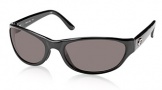 Costa Del Mar Triple Tail Sunglasses Shiny Black Frame Sunglasses - Sunrise CR 39/COSTA 400