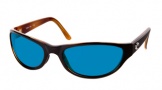 Costa Del Mar Triple Tail - Black Tortoise Frame Sunglasses - Blue Mirror Glass/COSTA 580