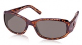 Costa Del Mar Vela Sunglasses Shiny Tortoise Frame Sunglasses - Blue Mirror Glass/COSTA 400