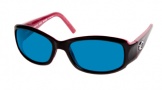 Costa Del Mar Vela Sunglasses Black Coral Frame Sunglasses - Amber Glass/COSTA 400