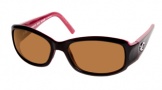 Costa Del Mar Vela Sunglasses Black Coral Frame Sunglasses - Amber / 580P