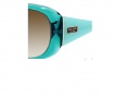 Kate Spade Angelina Sunglasses - 0JS2 Crystal Turquoise (Y6 brown gradient lens)