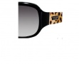 Kate Spade Bernie/S Sunglasses - 0807 Black (Y7 gray gradient lens)