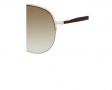 Kate Spade Barrie Sunglasses - 0JUX Gold / Chocolate Leat (YY brown gradient lens)