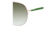 Kate Spade Barrie Sunglasses - 0JUZ Gold / Green Leather (MZ green gradient lens)