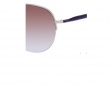 Kate Spade Barrie Sunglasses - 01L2 Ruthenium / Purpleat (CO red brown lens)