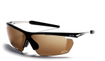 Smith V-Ti (Rimless) Sunglasses - Matte Black/Brown-Ignitor-Clear Mirror
