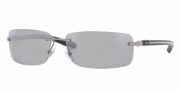 Ray-Ban RB8304 Sunglasses Polarized  Sunglasses - 004/82 Gunmetal/Polar Gray Mirror Silver Gradient