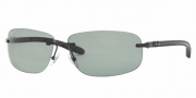 Ray-Ban RB8303 Sunglasses Polarized  Sunglasses - 002/9A Black/Polar Green