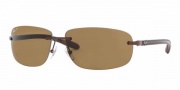 Ray-Ban RB8303 Sunglasses Polarized  Sunglasses - 014/83 Brown/Polar Brown