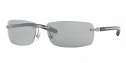 Ray-Ban RB8304 Sunglasses Sunglasses - 004/6G Gunmetal/Gray Silver Mirror
