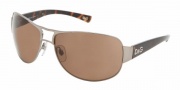 D&G DD 6056 Sunglasses - 090/73 Gunmetal / Brown