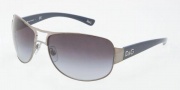 D&G DD 6056 Sunglasses - 348/73 Silver / Brown (Discontinued Color NLA)