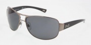 D&G DD 6056 Sunglasses - 079/81 Gunmetal / Gray (Discontinued Color NLA)