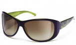 Smith Novella Sunglasses - Violet Green/Brown Gradient