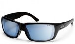Smith Touchstone Sunglasses Sunglasses - Black/ Polar Blue Mirror