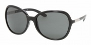 Prada PR 25LS Sunglasses Sunglasses - Gloss Black/Gray (1AB1A1)
