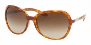 Prada PR 25LS Sunglasses Sunglasses - Light Havana/Brown Gradient (4BW6S1)