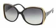Bvlgari BV 8035 Sunglasses Sunglasses - (50288G) Top Gold on Black / Gray Gradient
