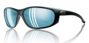 Smith Chamber Sunglasses - Matte Black / Polarize Blue Mirror