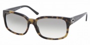 Bvlgari BV 7006 Sunglasses - (824-32) Top Havana On Black / Crystal Gray Gradient