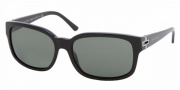 Bvlgari BV 7006 Sunglasses - (501-58) Black / Crystal Green Polarized