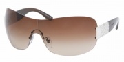 Bvlgari BV6030B Sunglasses Sunglasses - (341-13) Palladium / Brown Gradient