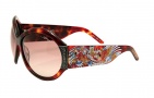 Ed Hardy EHS 002 Koi Fish Sunglasses - Tortoise