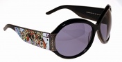 Ed Hardy EHS 002 Koi Fish Sunglasses - Black