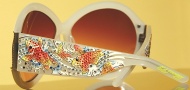 Ed Hardy EHS 002 Koi Fish Sunglasses - Cloud