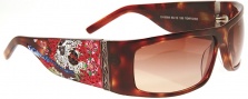 Ed Hardy EHS 004 Beautiful Ghost Sunglasses - Tortoise