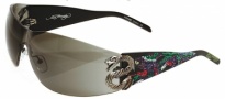 Ed Hardy EHS 005 Snake 2 Sunglasses - Black