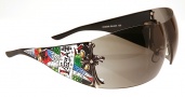 Ed Hardy EHS 008 Brad Sunglasses - Black