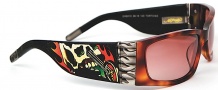 Ed Hardy EHS 015 Death is Certain Sunglasses - Tortoise